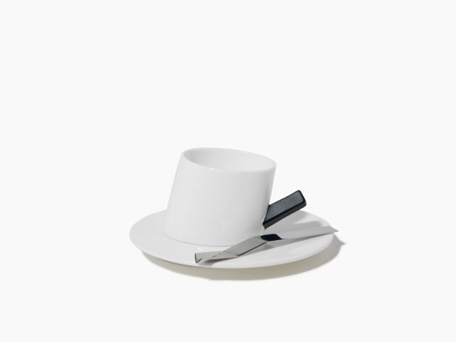 Alessi Presto Coffee Cup + Spoon