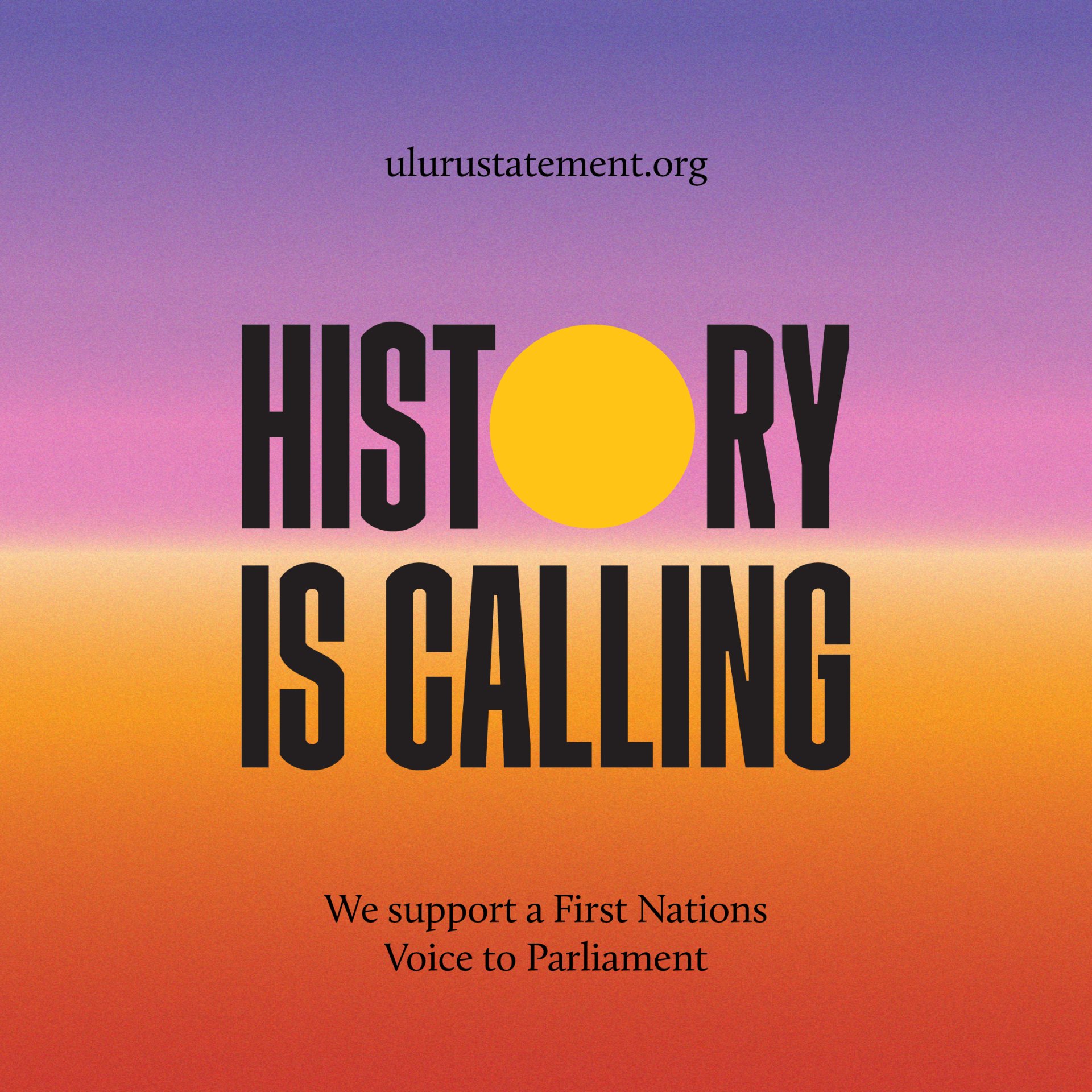 We support a First Nations Voice to Parliament