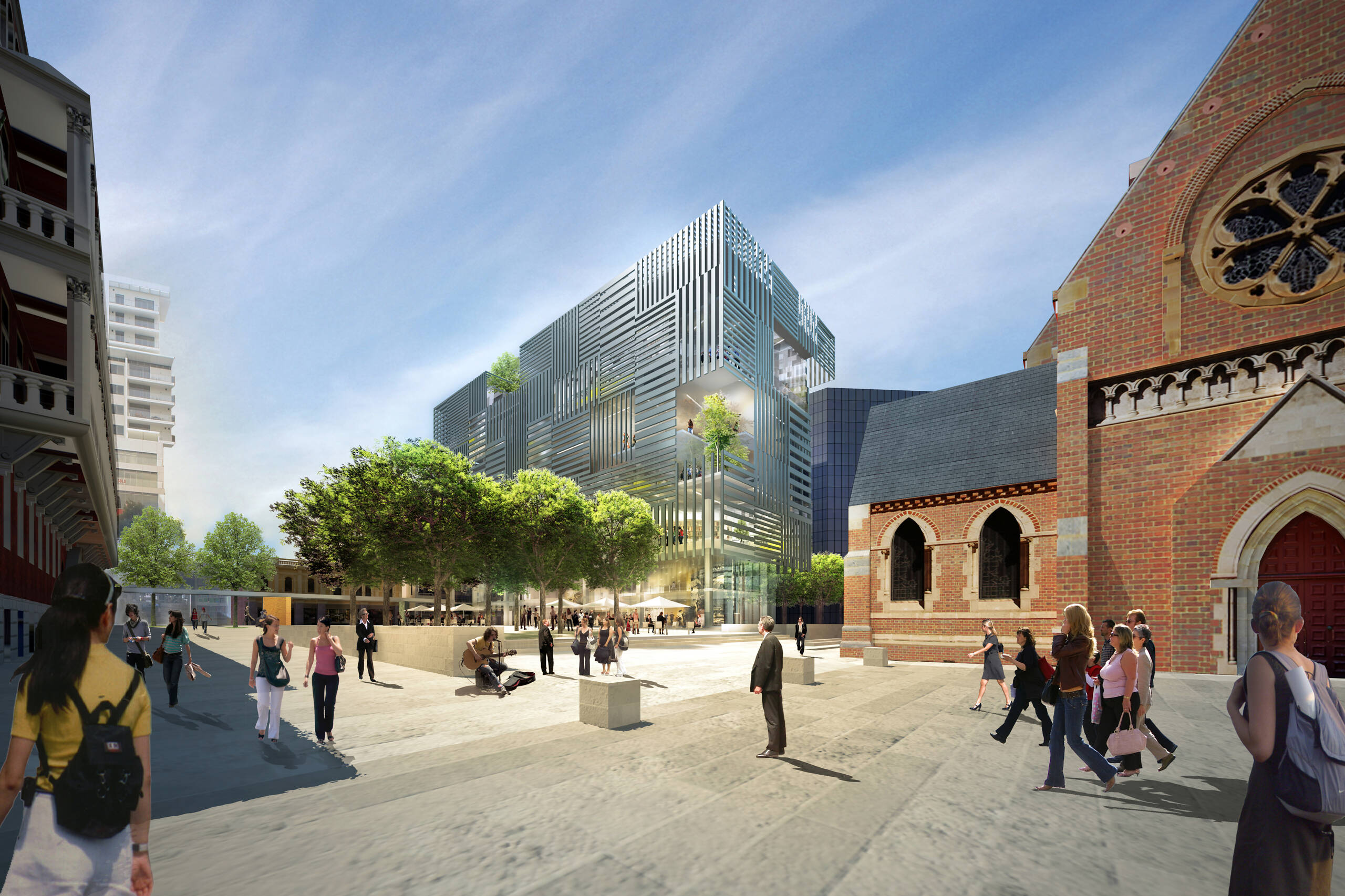 City of Perth Library + Plaza | DCM | Denton Corker Marshall