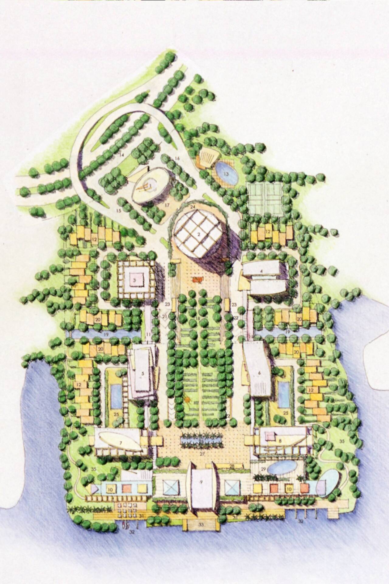 Saigon River City Masterplan