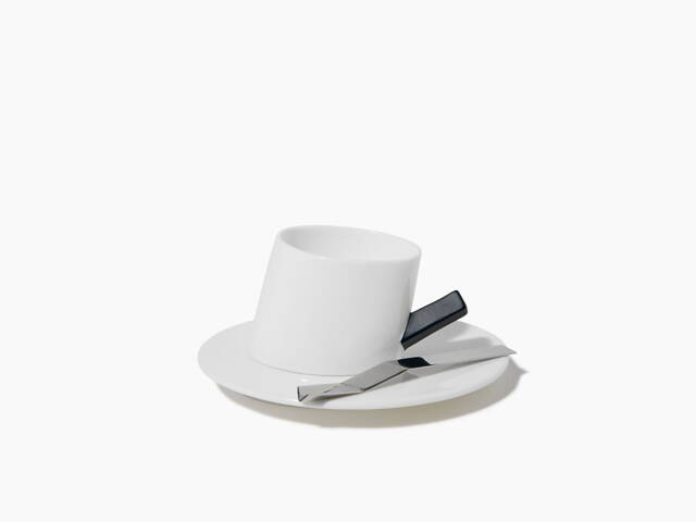 Alessi Presto Coffee Cup + Spoon