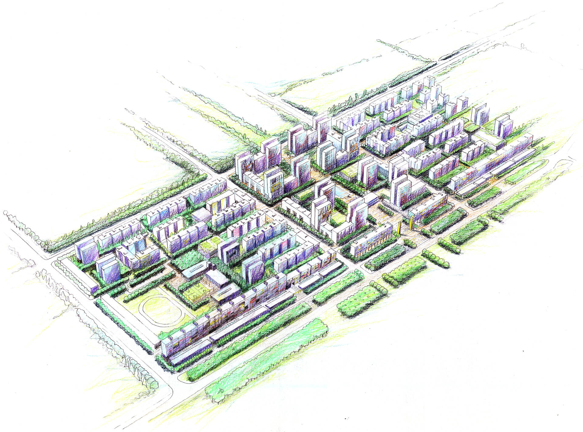 Changsha International New Town Masterplan