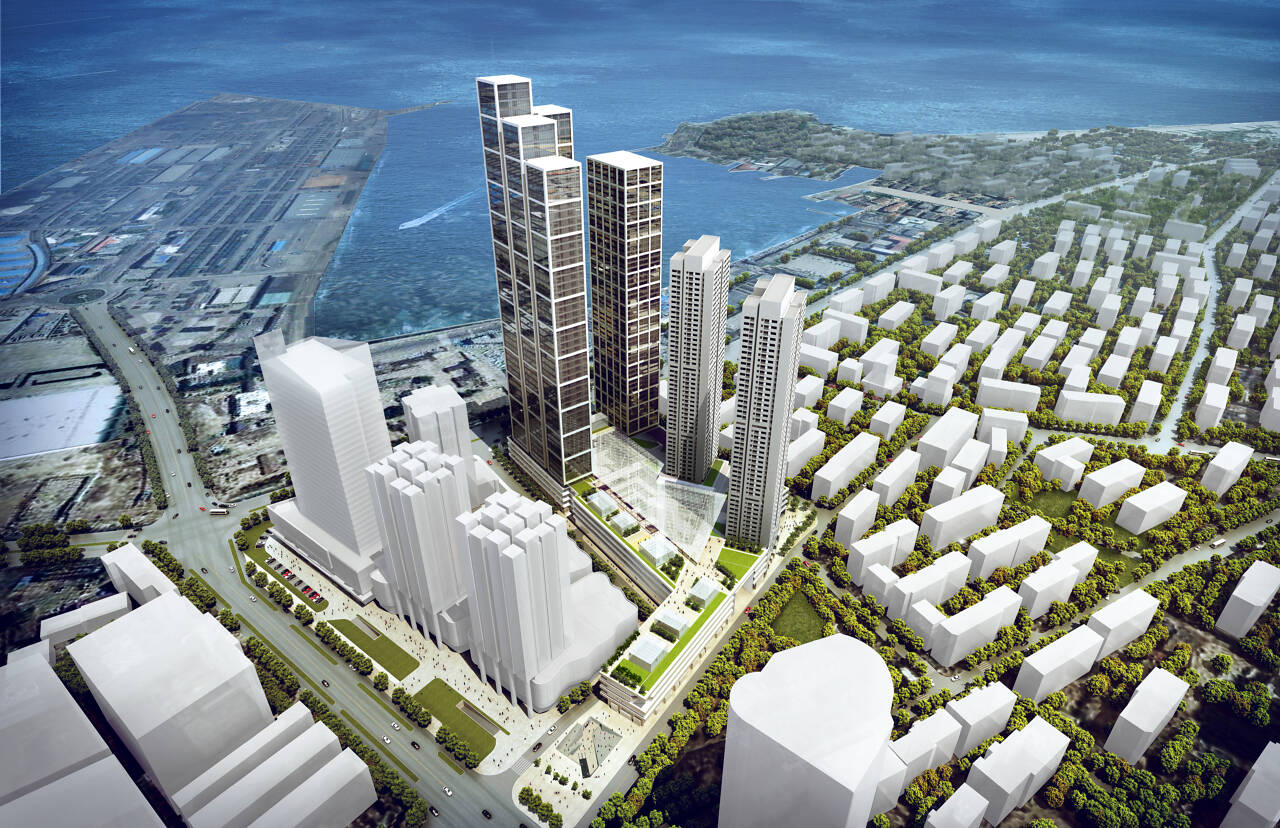 Yantai City Plaza Masterplan
