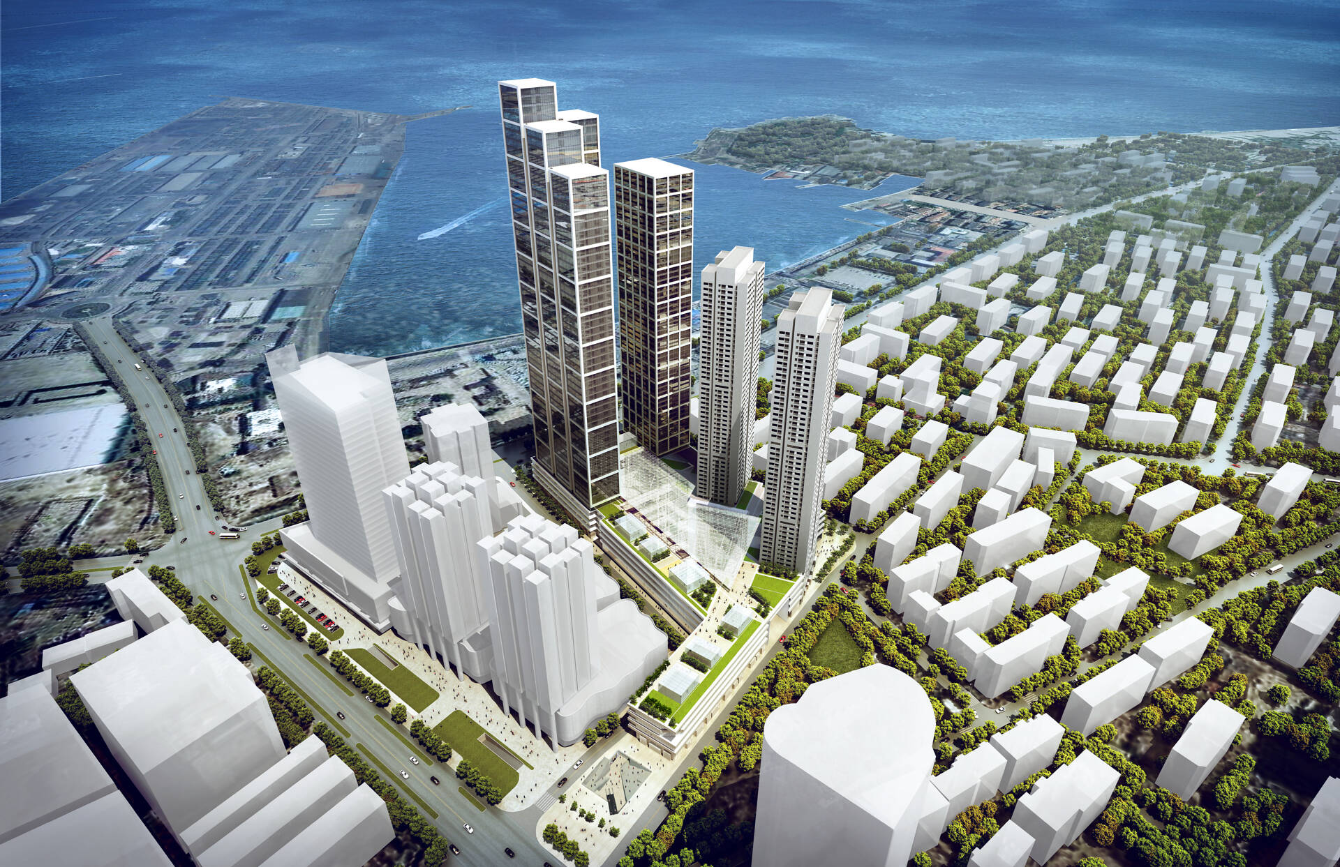 Yantai City Plaza Masterplan